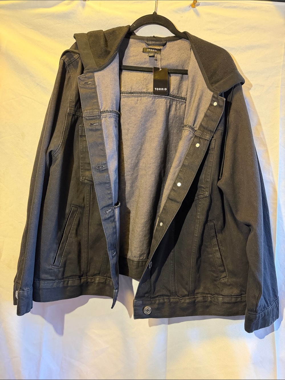 torrid Charcoal/black  Hooded Jacket